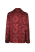 Noches de Luna Silk Jacquard Blouse / Wine