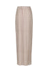 La Bamba Cotton Silk Pants / Ivory Wine Seeds