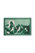 De La Falaise Cotton Silk Sarong / Green Horses