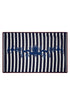 De La Falaise Cotton Silk Sarong / Navy Solana Shield
