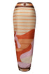 De La Falaise Cotton Silk Sarong / Orange Horses