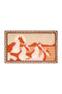De La Falaise Cotton Silk Sarong / Orange Horses
