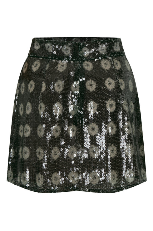 El Carmen Sequins Mini Skirt / Green