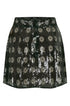 El Carmen Sequins Mini Skirt / Green