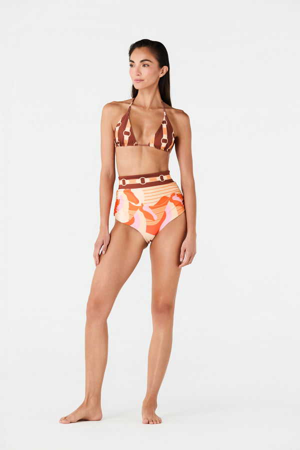 Gorgona Top / Orange Horse Reins - Peach