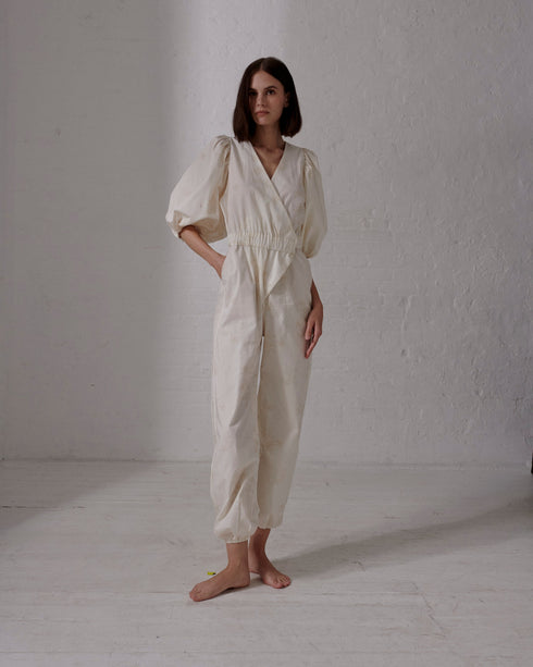 Guayacan Cotton Bio Jumpsuit / Ivory