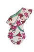Tucan One Piece / Beige Fuchsia Flowers-Mint