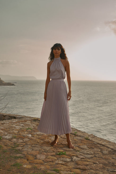 Magdalena Martellato Silk Blouse / Lila