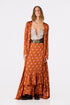Sevilla Jacquard Skirt / Terra Polka Palms