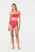 Victoria Embroidered Bottom / Shiny Fuchsia - Wine