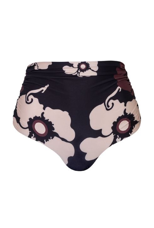 Victoria Vintage Bottom / Black Maxi Flowers - Nude