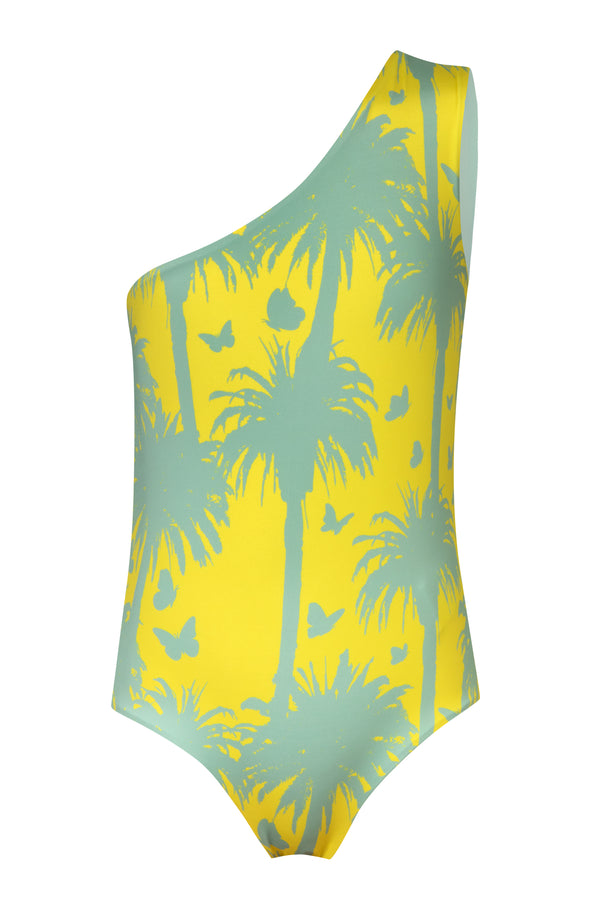 Mini Arahuac / Lime Palms - Mint