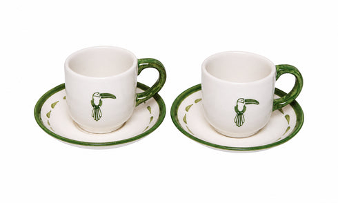 Mini Coffee Cup Set - Set of 2