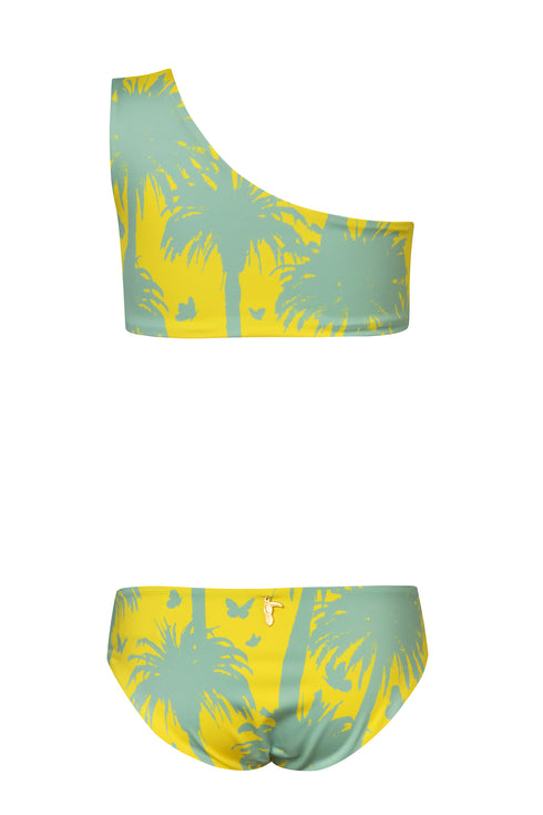 Mini Currulao / Lime Palms - Mint