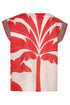 Montera Linen Top / Orange Palms