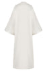 Rafaela Embroidered Kaftan / Ivory Green Buganvilias