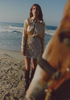 Las Ventas Palms Sequined Mini Skirt / Silver & Gold