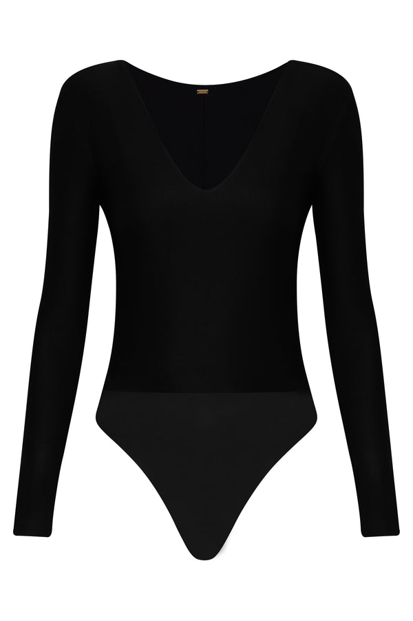 Sol Jersey Bodysuit / Black