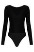 Sol Jersey Bodysuit / Black