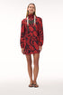 El Real Jacquard Mini Dress / Cherry Rainforest