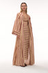Rafaela Linen Kaftan / Red Stripes