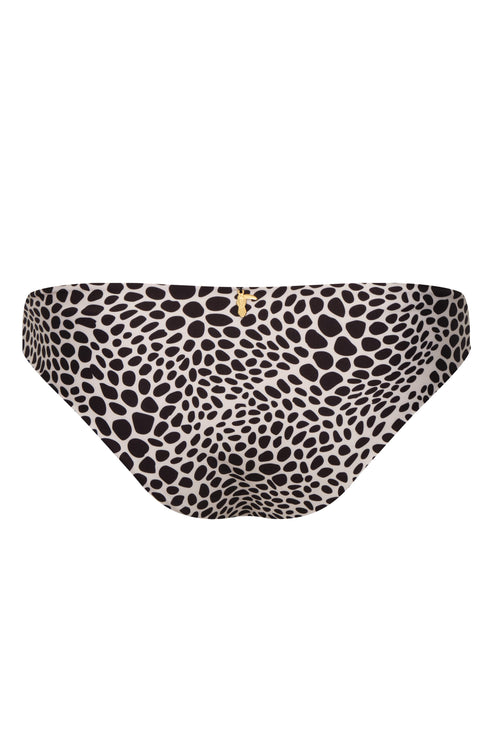 Guava Bottom / Ivory & Black Animal Print