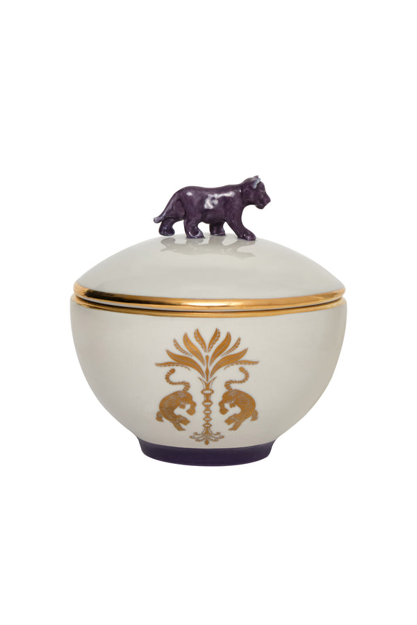 Tiger Bowl / Purple & Gold
