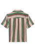 Tomaso Linen Shirt / Green Artisanal Stripes