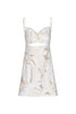 Victoria Jacquard Coupe Mini Dress / Ecru
