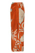 La Bamba Crepe Chine Pants / Orange Gladiolos