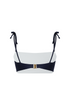 San Miguel Top / Navy - Ivory