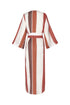 Joaquina Linen Kaftan / Terra Stripes
