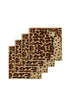 Yute Cocktail Napkin Jaguar / Set of 4