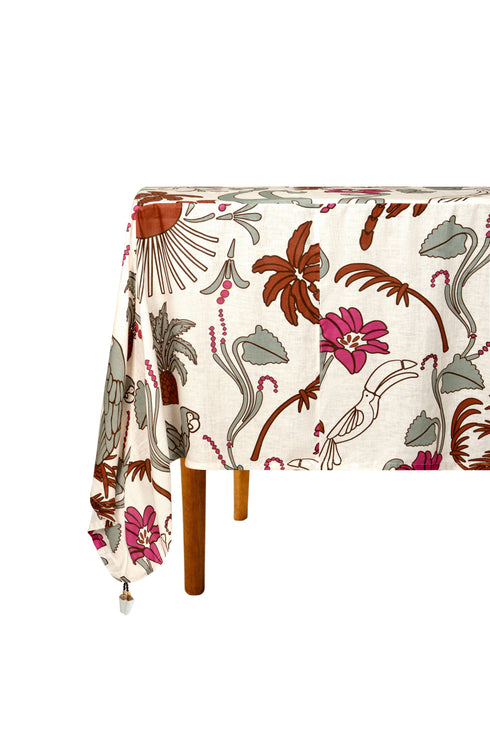 Tablecloth Fuchsia Garden - Midi
