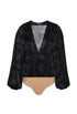 Sambale Jacquard Bodysuit / Black
