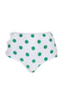 Tejada Vintage Bottom / Green Polka - Ivory