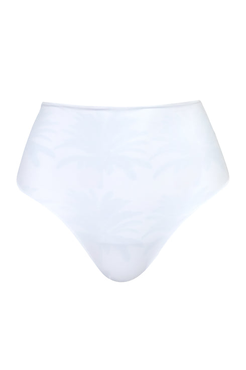 Niche Vintage Bottom / White Blue Palms - Ivory