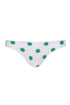 Guava Bottom / Green Polka - Ivory