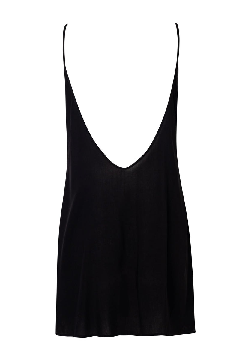 black under dress Smoking / Tuxedo Shirt - White - Marcella main image 1