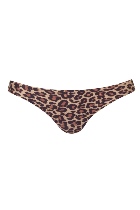 Guava Bottom / Jaguar Print - Chocolate