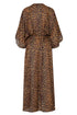 San Cipriano Cotton Silk Tunic / Jaguar Print