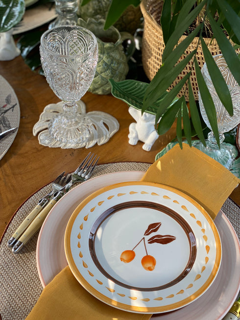 JDD Chontaduro Salad Plate / Yellow