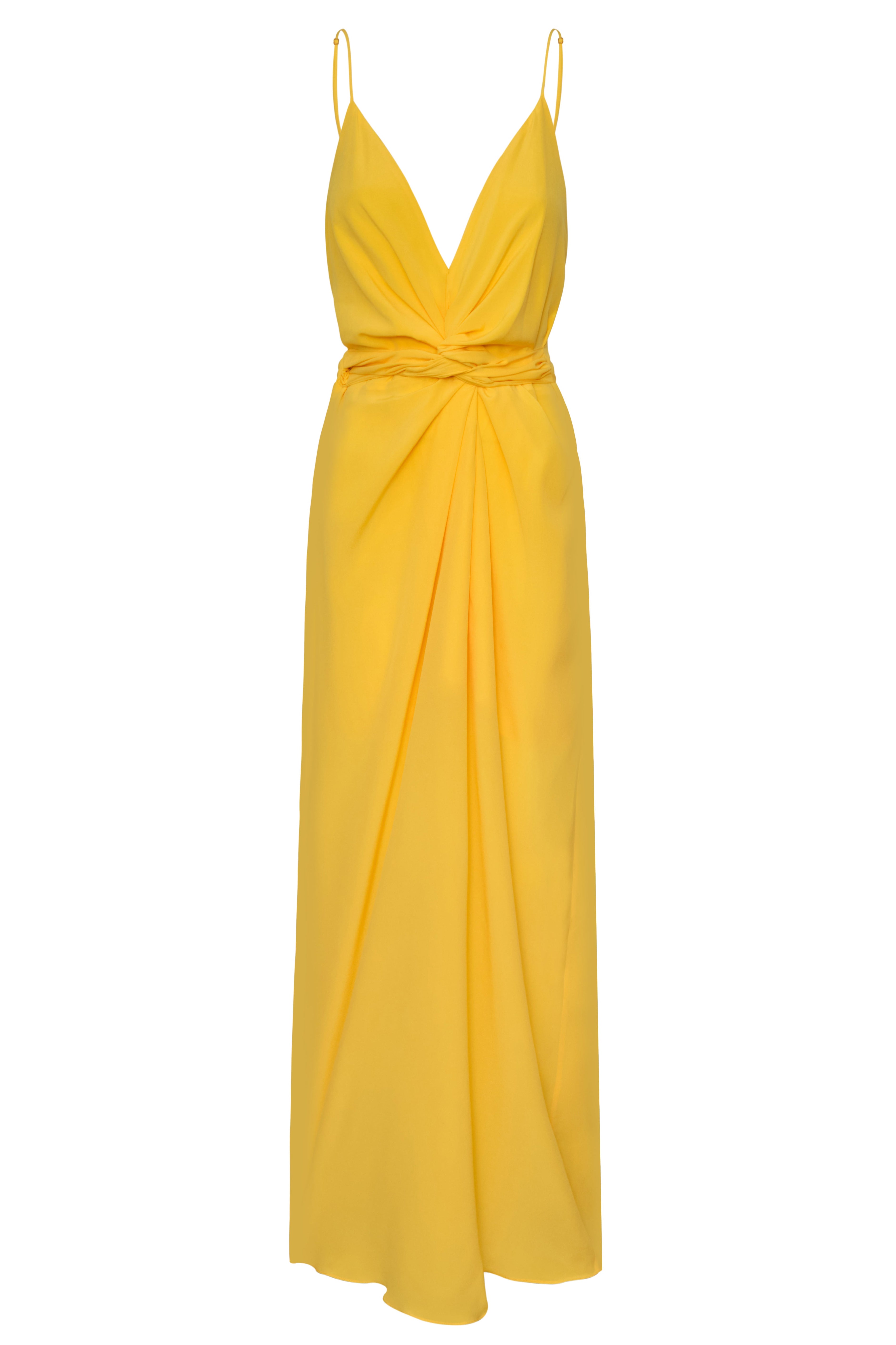 knee length dresses for ladies Naomi Satin Strapless Midi Dress main image 1